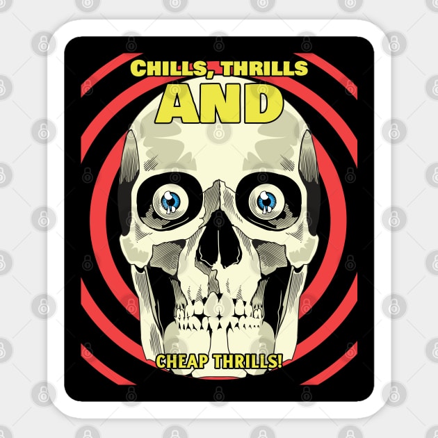 Horror Movie Chills, thrills and cheap thrills! 1 Sticker by GoodTimeOnElmStreet